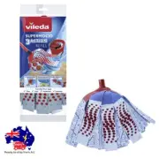 Vileda 3 Action Supermocio Strip Mop Refill Replacement Mop Head