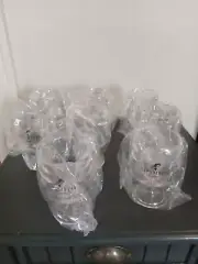 SipSmith Gin Distillery Barware, 8 ( 4 oz ) heavy clear plastic glasses unused