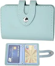 [TPZORJX] Vehicle Registration Card Wallet Ultra Thin Unisex with Card Slots, Card Holder Passport Case for Car Vehicle Registration, ID, Cards PU, ID Folder (24 Card Slots)