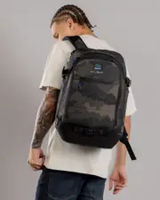[Rip Curl] Rip Curl F-Light Posse 35L Search Camo Backpack in Black/Olive One Size Black/Olive