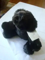 NWT RARE Pottery Barn ANDREW Bear Espresso Brown SOFT 14" Plush Animal Toy NOS