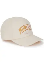 Moncler Logo-appliqué Cotton-twill cap - Beige One Size