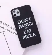 iPhone 11 Pro Case Black Pizza Quote Funny Lovely Beautiful Instagram Pretty New