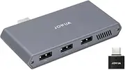 JOWUA 1TB SSD 3-Port HUB for Tesla 2025 New Model Y, 2024-2025 Model 3 Highland, Model X, Model S, Cybertruck 1, 3 USB-A Ports, Supports USB 3.2 Gen 2 and M.2 NVMe SSD