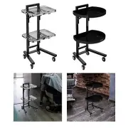 Salon Rolling Cart Tray,Hairstylist Tray Rolling Cart,Barber Service