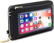 [Beautiful Life] Women Credit Card Wallet Crossbody Phone Purse Shoulder Bag with Touch Screen for iPhone 15 Pro Max, 15 Pro, 15 Plus, 15, 14 Pro Max, 14 Pro, 14 Plus, 14