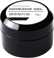 Solid Nail Glue - 10ml Diyy Solid Gel Glue, Solid Nail Glue Gel for Press on Nails | 10ml Long-Lasting Strong Adhesion Nail Glue for Fake Nails | Solid Nail Glue Gel for Nail Tips Clear