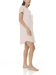 Ladies Gingerlilly PJS Pink Bamboo Blend Tee Nightie Pyjamas Jean