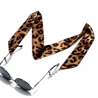 在飛比找蝦皮購物優惠-☆[Hankaro]☆時尚豹紋絲帶眼鏡鏈口罩鏈