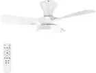 Ceiling Fans with Lights Remote, 32 Inch Low Profile Ceiling Fan with 3 Color...