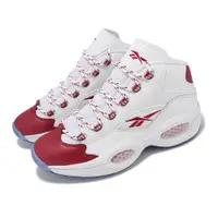 在飛比找ETMall東森購物網優惠-Reebok 籃球鞋 Question Mid 男鞋 白 紅