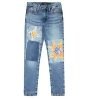 [Polo Ralph Lauren Kids] Polo Ralph Lauren Kids Patchwork jeans Y 8 blue