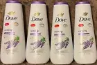 4 Pack Dove Body Wash - Relaxing Lavender Oil & Chamomile - 20 FL OZ Each