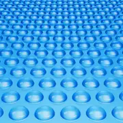 Solar Pool Cover, 32 x 16 ft Rectangle Solar Blanket for Pools, Inground Above Ground Swimming Pool Solar Cover, 16 mil Solar Covers Blue
