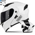 DOT Bluetooth Flip Up Modular Motorcycle Helmet Streer bike Scooter Helmet