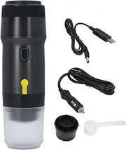 [Walmeck] Portable Coffee Maker, Electric Coffee Machine, Rapid Heating 20 Bar USB Car Charger Coffee Machine for Outdoor Camping Travel Hiking