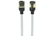 Kordz Professional Slim Profile CAT6A Network Patch Cord White - 0.15m [K33946-0015-WH]