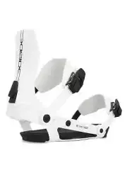 2024 Ride A-6 Snowboard Bindings - Size: Medium - Color: White *NEW IN BOX*