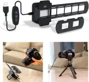 Photo Slide and Film Digitizing LED Light Kit with 35mm Film Strips and Slides