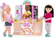 Glitter Girls Dolls by Battat – GG Drive-Thru Window Set – Deluxe Play Food & Pretend Restaurant Playset for 14-inch Dolls – Toys, Clothes, and Accessories for Kids Ages 3 and Up