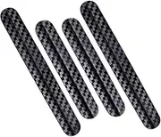 ASAKKURA 4pcs Car Door Edge Protector Guards Durable Scratch Protection for Car Door Handles Side Mirrors Self Adhesive Defense Against Wear Tear