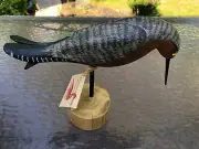 Bird, Carved, Baretailed Godwig, US artist, 12 X 9, Cape Cod, New