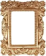 Golden Retro Small Photo Frame Photo Props Frame Ornaments Jewelry Nail Cosmetics Shooting Decoration(S)