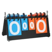 Portable Flip Scoreboard, Score Keeper Flipper for Basketball Football