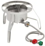 Bayou Classic SS10 Stainless Steel Single Burner Hi Pressure Cooker