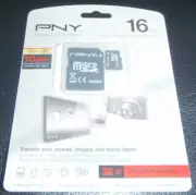 PNY 16GB MICRO SD HC PERFORMANCE CARD ~NEW IN PACKAGE