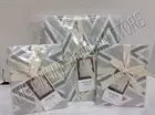Pottery Barn West Elm Pop ZigZag Bed Duvet Cover King & 2 Shams Feather Gray