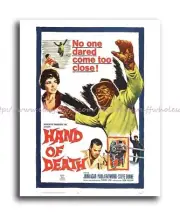 nostalgic office wall art hand of death horror movie poster 8x10" print