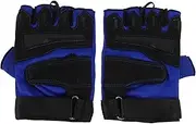 Garneck 1 Pair Men Half Finger Slip Gloves for Cycling and Outdoor Activities Ergonomic Design Comfortable Fit Closure Durable Wear Resistant Material for Sports and Fitness