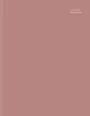 Dot Grid Journal Notebook: Minimalist, 8.5 x 11, Dusty Pink