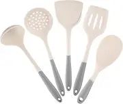 Kitchen Utensil 5-Piece Non-Stick Silicone Cooking Utensils Set,Heat-Resistant Kitchen Utensil Set, Silicone Spatula,Non-Stick Kitchen Special Household Spoon Spatula Kitchen Utensils