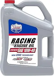 Lucas Oil Synthetic SAE 10W-40 Racing Motor Oil / 3X1 / 5 Quart