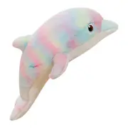 unbrand Plush Toy Cute Colorful Dolphin Doll Colorful Dolphin Doll Sleeping Pillow A