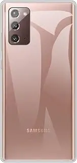 TPU Phone Case Compatible with Samsung Galaxy Note 20, Slim Shockproof Soft Cover with Anti-Scratch Design and Precise Cutouts for Full Protection (Clear)