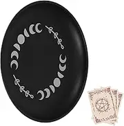 EXQUIMEUBLE Stainless Steel Candle Tray for Tarot Ceremony and Altar Decorations Elegant Multi Functional Plate with Smooth Surface Lightweight and Design for Home and Religious Uses