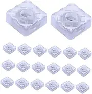 SEWACC 20pcs Rubber Vibration Pads for Furniture Legs Durable Non Slip Levelers for Tables Cabinets Machines Easy Installation Noise Absorption Foot Pads