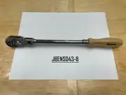 Snap-on Tools NEW COMBAT TAN 3/8" Drive Hard Grip Long Flex Ratchet FHLFD80ACT