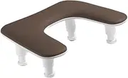 TENOL Arm Rest for Nails,Manicure Hand Rest Cushion,Portable,U Shape Nail Armrest Manicure Hand Rest for Nail Art Manicure Salon, coffee