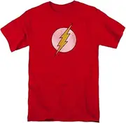 [DC Comics] Flash Logo Distressed Big Boys Shirt