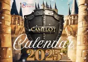 2025 Camelot Theme Wall calendar