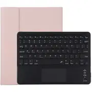 Bluetooth Keyboard & Tablet Case For Ipad 10.2 / Ipad Air 2019 - Detachable Touch Pad Pen Slot Holder - Microfiber Leather