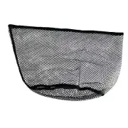 Black Mesh Bag Travel Stuff Sack Mesh Storage Bag for Sports Camping Gym