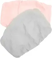 ifundom Elastic Diaper Pad Cover Sheets 2 Pack Reusable Changing Pad Covers for Boys/Girls Safe Comfortable