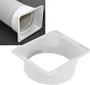 Topyond Universal Square to Round Air Conditioner Exhaust Hose Coupler with ABS Design - Portable Exhaust Duct Hose Adapter with Universal Thread, Suitable for Various Air Conditioner Models