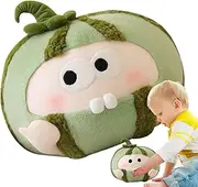 Food Stuffed Animals | Watermelon Plush Pillow,Cute Eye-Catching Funny Doll for Boy Sofa Girl Decoration Men Women Home Kid