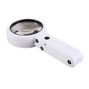5X 11X Magnifying Glass Magnifier With Light 8 LED Foldable Stand Table Reading